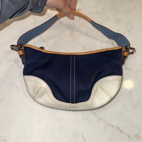 Coach Small Hobo Leather Shoulder Bag/Totel
Handbag 4431 Two-Tone Women's - Picture 9 of 9